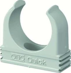 OBO Bettermann 2955 F/M25 stone grey flame retardant quick clamp, 2149315