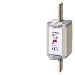 Siemens 3NA6242 NH2 fuse link with combination indicator 224A
