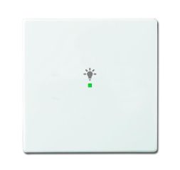 Busch-Jaeger 6231-10-84 Rocker, 1-way, with symbol 'light' studio white