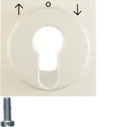 Berker 15068982 Central piece for blind key switch/button white, glossy Berker S.1