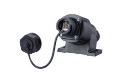 METZ CONNECT E-DAT Cat.6EA 8 (8) Industry IP67 V1 568A surface-mounted housing 1xRJ45 socket, 1401110012KE
