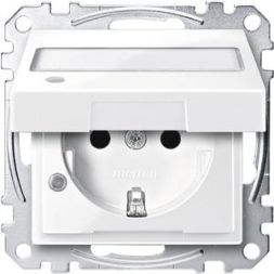 MERTEN MEG2313-0319 SCHUKO socket polar white glossy