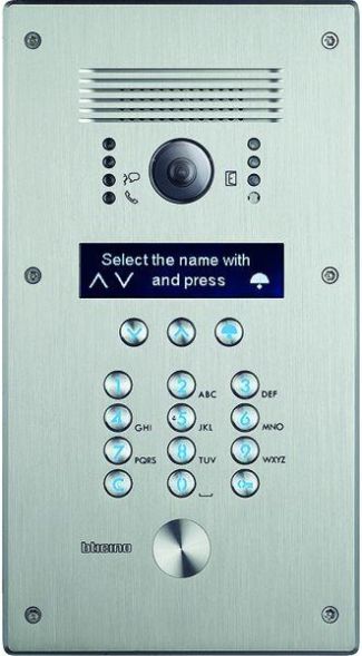 Bticino 308040 LINEA300 with code keypad stainless steel video door station
