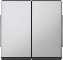 MERTEN 343560 rocker switch aluminium AQUADESIGN