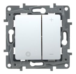 Legrand 665115 Universal touch dimmer Niloe 40-400W ultra white white, (white)