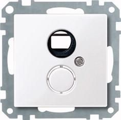 MERTEN 469125 Central plate active white glossy System M