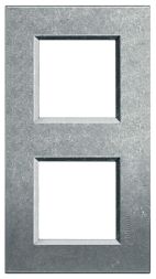 Bticino LNA4802M2NA Light frame ALU NATUR 2x2-mod , (natural)