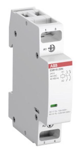 ABB Stotz-Kontakt ESB16-02N-03, installation contactor 16 A, 0S/2Ö, 48 V AC/DC, 1SBE111111R0302
