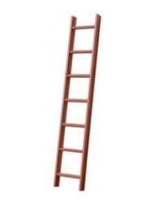 PROTEC.class 05101249 Ladders roof ladder 1x7 red PD 17R