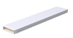 Wichmann IF1200050w Instafix Straight 1000x200x50mm pure white fire protection duct