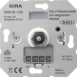 Gira 202800 DALI potentiometer power supply insert