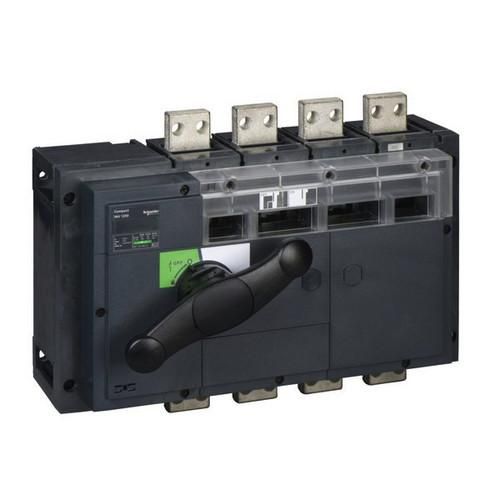 Schneider Electric 31363 INS1250 4P with black rotary actuator switch disconnector