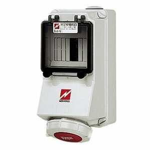 Mennekes 7130 16A5P 6H400V IP67 wall socket