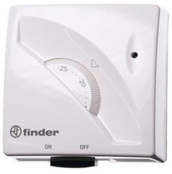 Finder 1T.01.1 mechanical white with on/off switch room thermostat