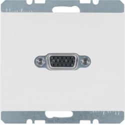 Berker 3315407009 VGA socket polar white, glossy BerkerK.1