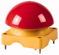 Eaton FAK-R/V/Y housing top, yellow, mushroom cap red, 229755