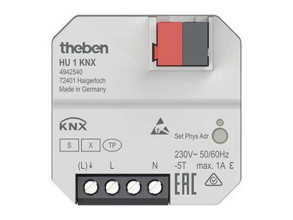 Theben 4942540 HU 1 KNX flush-mounted heating actuator