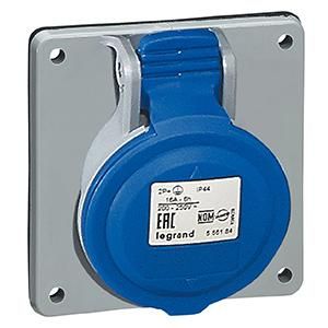 Legrand 555184 CEE socket 3P 16A 250V blue IP44