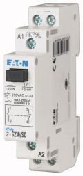 Eaton Z-S240/SO impulse switch, 240AC, 1NO+1NC, 16A, 50Hz, 1TE, 265282