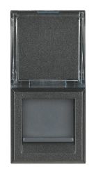 Bticino HS4262C6S data socket RJ45 Cat6 FTP110, (anthracite)