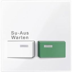 MERTEN 452125 Central plate active white glossy System M