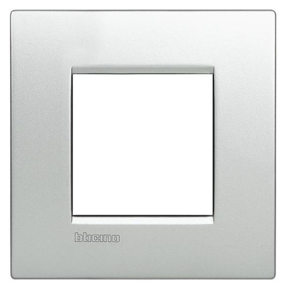 Bticino LNE4802TE AIR EUROPE frame 1-way TECH, (aluminium)