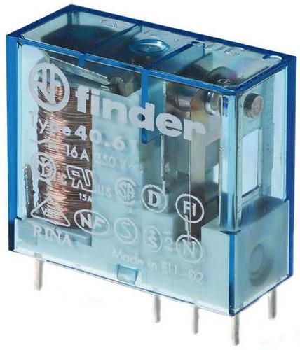 Finder 40.61.9.024.4000 Plug-in/print relay 1W 16A 24VDC
