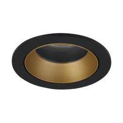 Brumberg 12035853 500mA 9.2W 3000K black/gold LED recessed ceiling spotlight LB18
