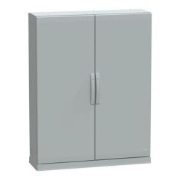 Schneider Electric NSYPLAZ12103G 7035 POLY-WS 1250X1000X320 2 DOORS standing cabinet