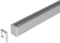Kesseböhmer MosaiQ.1200 Set aluminum profile Linero TopLine 1200mm stainless steel look, stainless steel look
