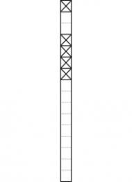 Siedle KS 616-1/4 AG communication pedestal in anthracite grey