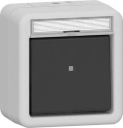 Gira 318230 Kontr.16AX Aus 2-p BSF WG AP rocker switch