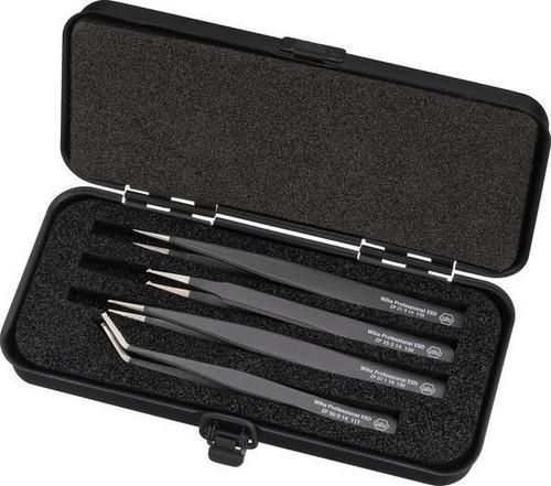 Wiha 32349 ZP99014002 SMD tweezers set Professional ESD