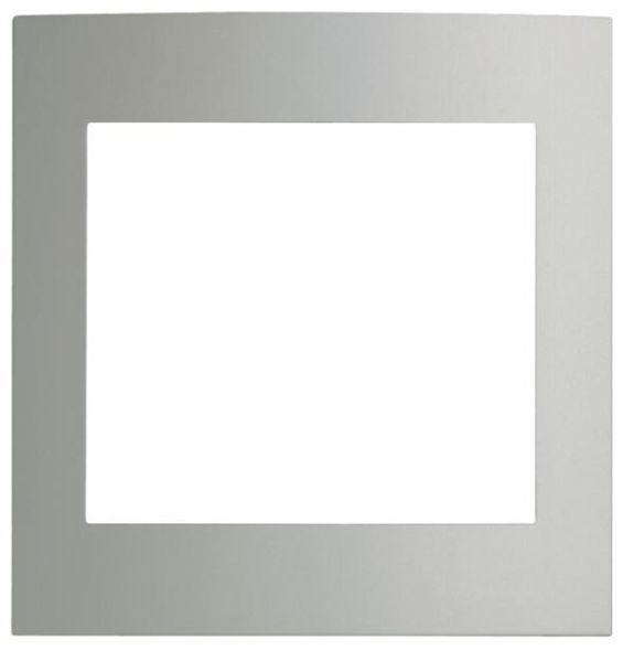 Bticino 331211 cover frame 1 module for 1-way module carrier aluminum