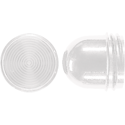 Jung 37 screw cover high, for lamps with max. 54 mm total length, thermoplastic, clear
