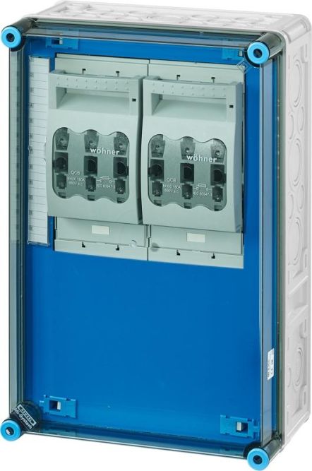 Hensel Mi 6365 2x3xNH00 a. Collect. 250A 5-pole fuse switch disconnector housing