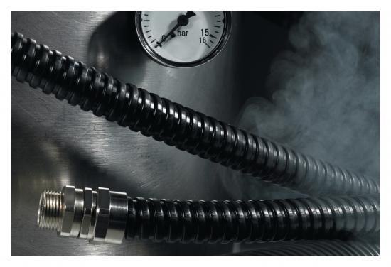 HellermannTyton 166-30802 NCS20-GS/PA6-BK-25M HelaGuard metal conduit