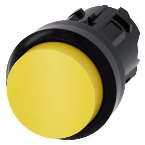 Siemens 3SU1000-0BB30-0AA0 push button 22mm round yellow