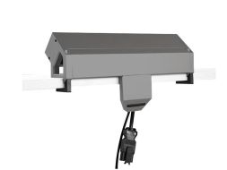 Bachmann 918.107 DESK 2 accessories hidden cable routing, inox