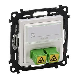 Legrand 753130 Fibre optic socket Valena Life SC/APC UW