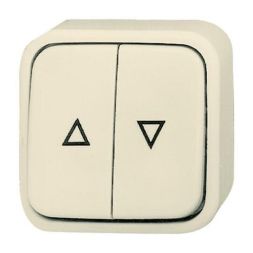 Busch-Jaeger 2621/4 AP blind switch/button, 1-pole, rocker switch white