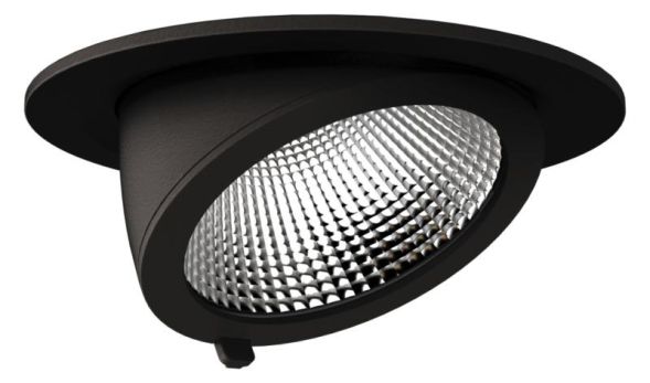 Ledxon 8100706 DLA1 18W 1917lm B30 24° black LED recessed ceiling spotlight