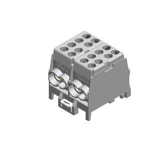 Pollmann 2080213 HLAK 25-2/4 S grey 25qmm 2-pole main line branch terminal