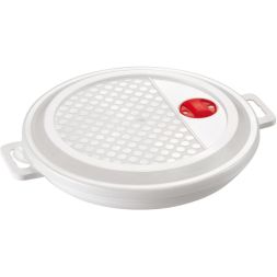 HEIDRUN 1907 Microwave plate 1 ltr. 23 CM Ø with lid