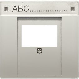 Jung ME2969TNAAT cover for TAE connection boxes 1-way, with label field, brass, LS series, antique brass