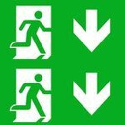 CEAG emergency light two-sided PU/PU 30m for GuideLed 11x25 LED pictogram disc