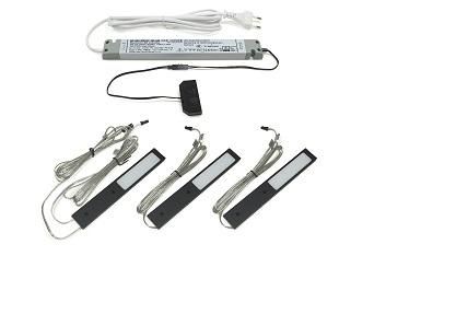 L&amp;amp;S BRIGHT-3.20 Bright II set of 3 black-matt, Black