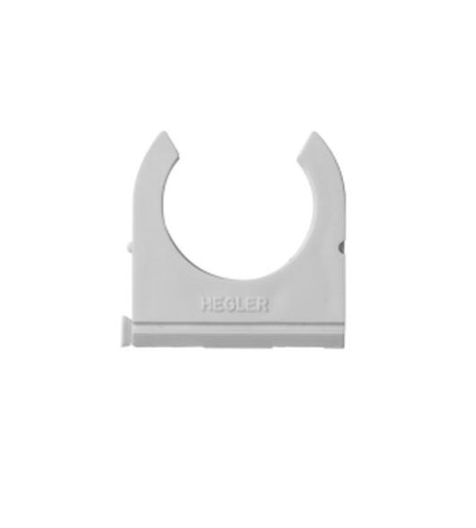 Hegler 9812132 EPKMU DN32 white UV-stabilized clamp