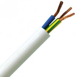 Kopp 151825002 PVC hose line 3G1.5mm, white, 25m
