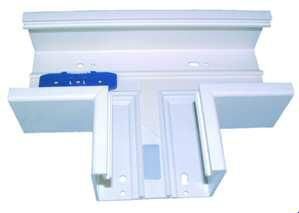 PROTEC.class 05101347 Cable duct BR T-piece PBRT 170 170mm light grey